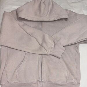 Aritzia Blush Pink Zip-Up Hoodie